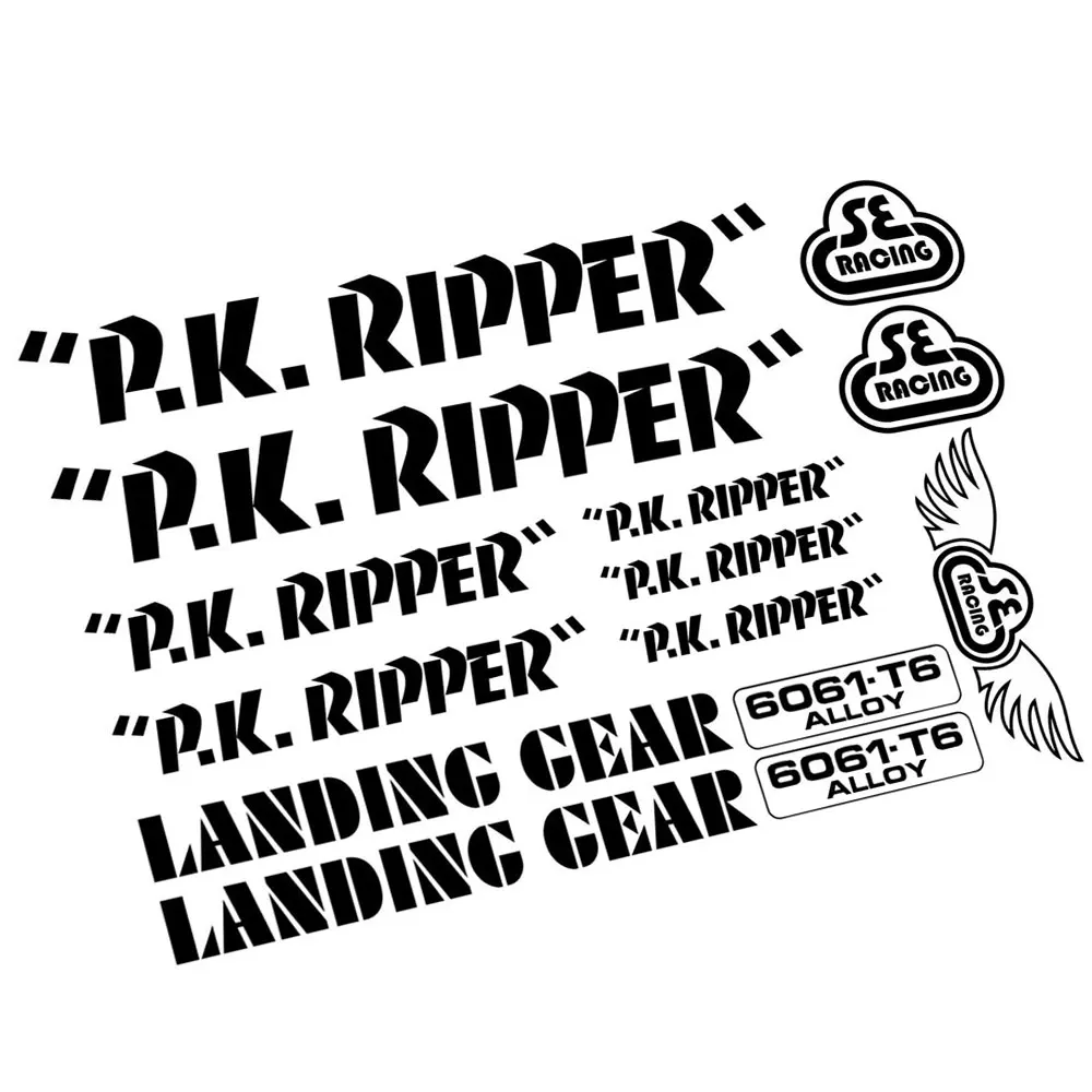 Для SE Racing PK Ripper наклейка виниловая наклейка комплект с вилкой для шасси, BMX (art.: 3920d49bd29cb) - 3920d49bd29cb