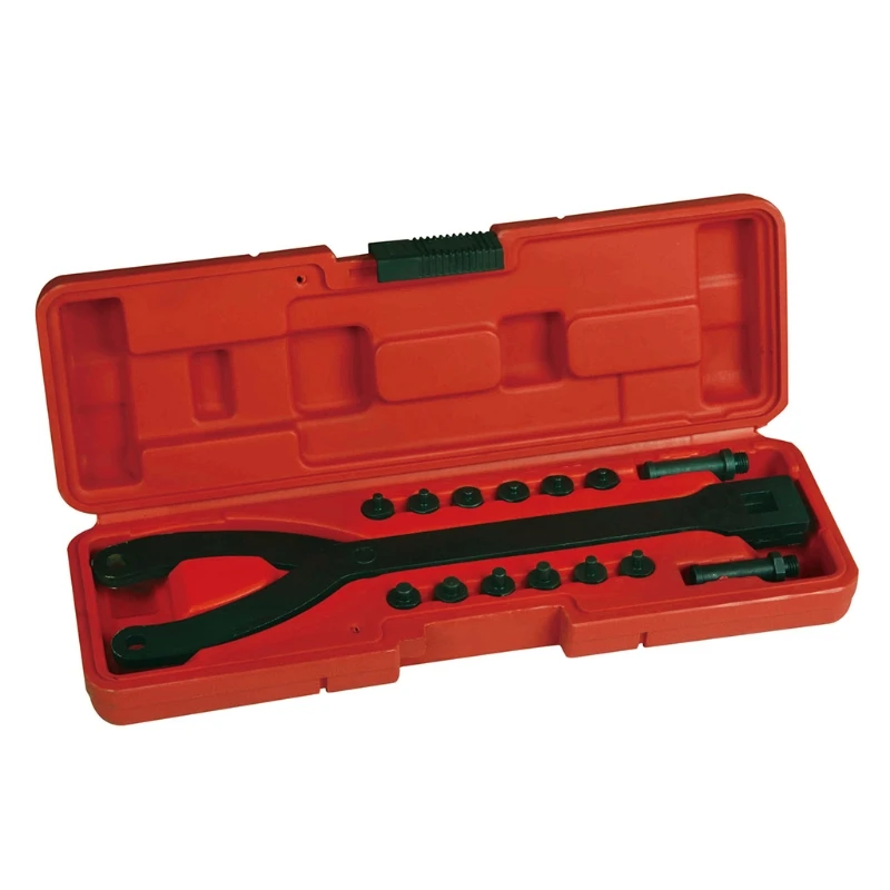 

R Variable Adjustable Pin Spanner Wrench 1/2 Inch Dr Adjustable Variable Pin Spanner Wrench Tool Pulley Puller Remover