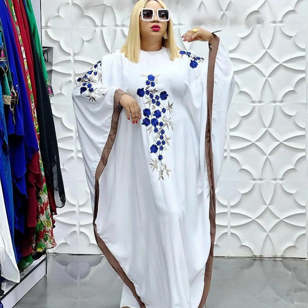 Ramadan Dubai Abaya Turkey Islam Muslim Hijab Dress Kaftan Long Maxi Dress White Abayas for Women Robe Femme Musulmane Caftan