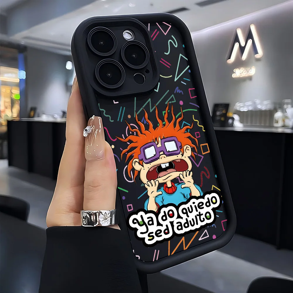 Фото Милый забавный чехол для телефона R-Rugrats для Xiaomi Redmi Note 14 13 12s 12 11 10 9s 9 8 7 A5 Pro Plus 4G 5G, мягкая задняя крышка из ТПУ №5