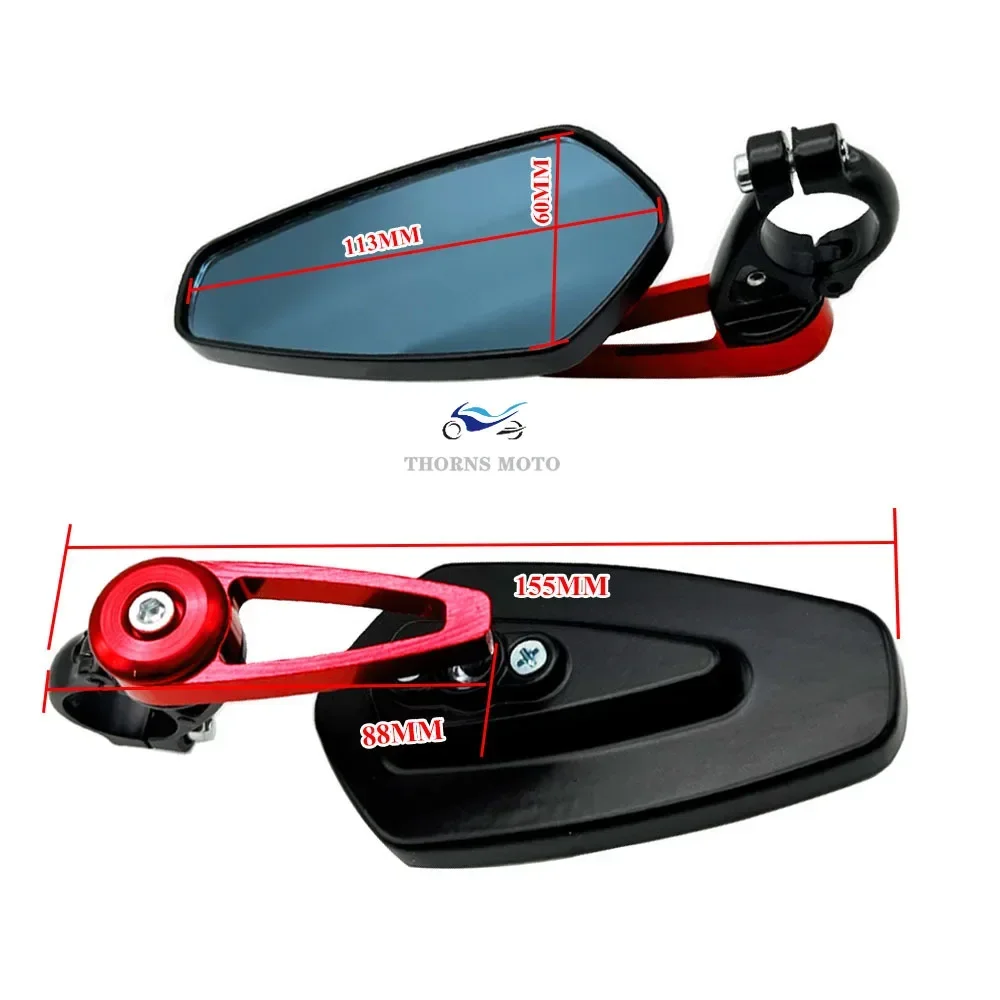 Для HONDA CB750 CB 750 HORNET 2023 7/8 &quot22 мм 1 пара зеркал заднего вида на руле мотоцикла