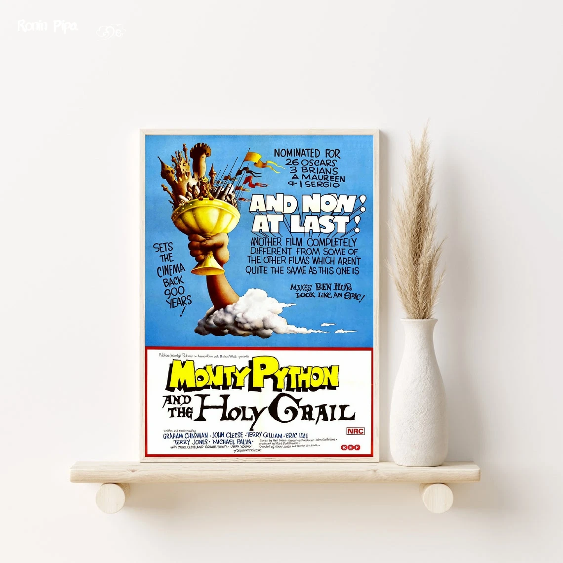 Монти Пайтон и Святой Грааль постер фильма художественный принт холст живопись