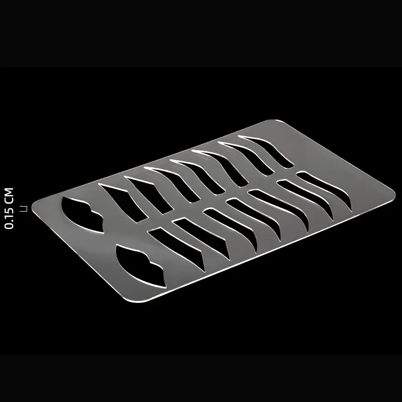 Многоразовый трафарет для практики бровей шаблон и губ микроблейдинга рисунок