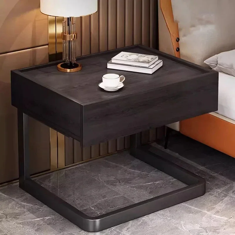 Минималистичный ночной столик для хранения ящик спальни роскошный современный