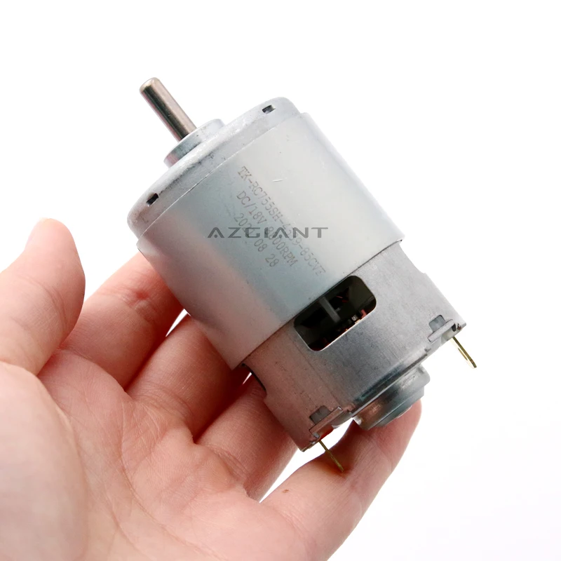 Электродвигатели/косилки, электроинструменты, двигатель, флуоресцентный двигатель 18 в, 8800 об/мин, постоянный ток 9 В-36 в