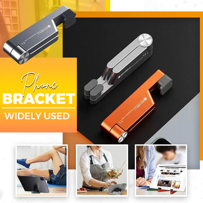 t1 universal mini size aluminum portable folding desk mount holder bracket mobile phone cradle foldable stand for cellphone ipad free global shipping