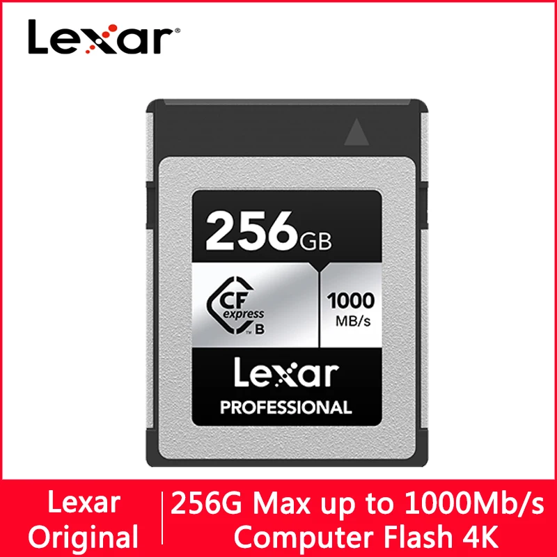 

Lexar CF Card CompactFlash 128GB up to 1000MB 4K TypeB Interface Flash Memory Card 256GB CF Cards Full HD For Camera Video PC