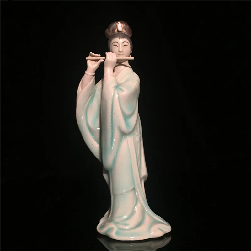 

Классическая красивая искусственная Статуэтка для леди, фигурка, керамическое ремесло, Креативные аксессуары для китайского домашнего дек...