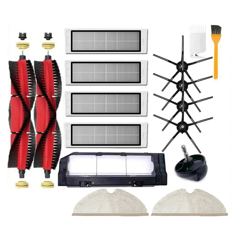 Основная боковая щетка HEPA-фильтр ткань для швабры передний ролик Xiaomi Roborock Xiaowa E20