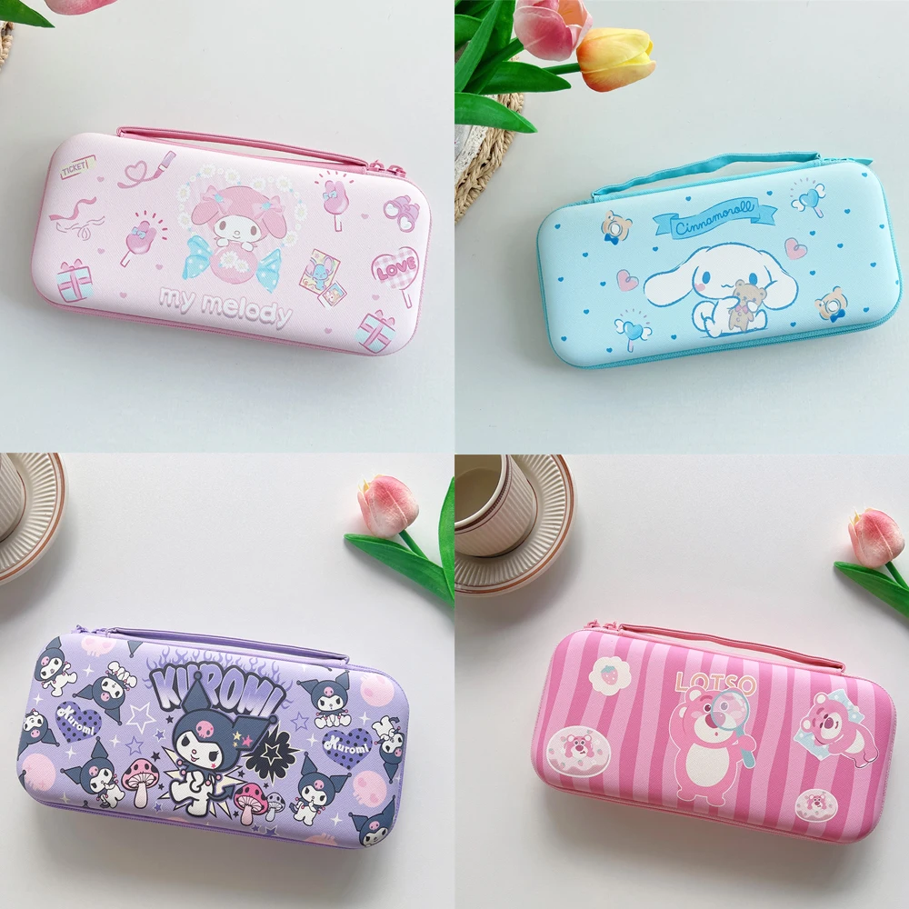 Портативная сумка для хранения игровой консоли Nitendo Switch NS Oled Sanrio Kuromi Cinnamoroll Kitty Disney