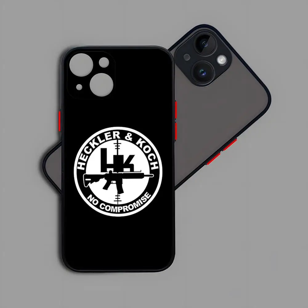 Чехол для телефона Heckler Koch, матовый, прозрачный, для 16 15 iPhone 12 11 13 Pro Max X XR XS 8 SE Mini Plus, роскошная силиконовая задняя крышка (art.: 3920ced768ac4) - 3920ced768ac4