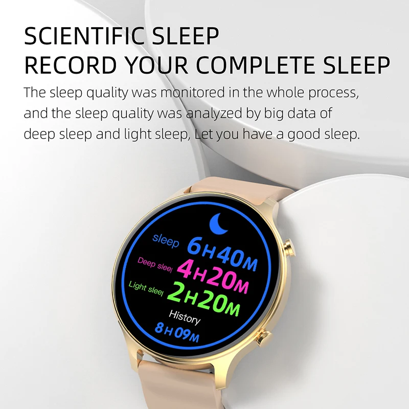

Sleep Health Monitoring Smart Bracelet Full Touch 180mAH Smart Watch Magnetic Charging Sports Watch For Android Ios