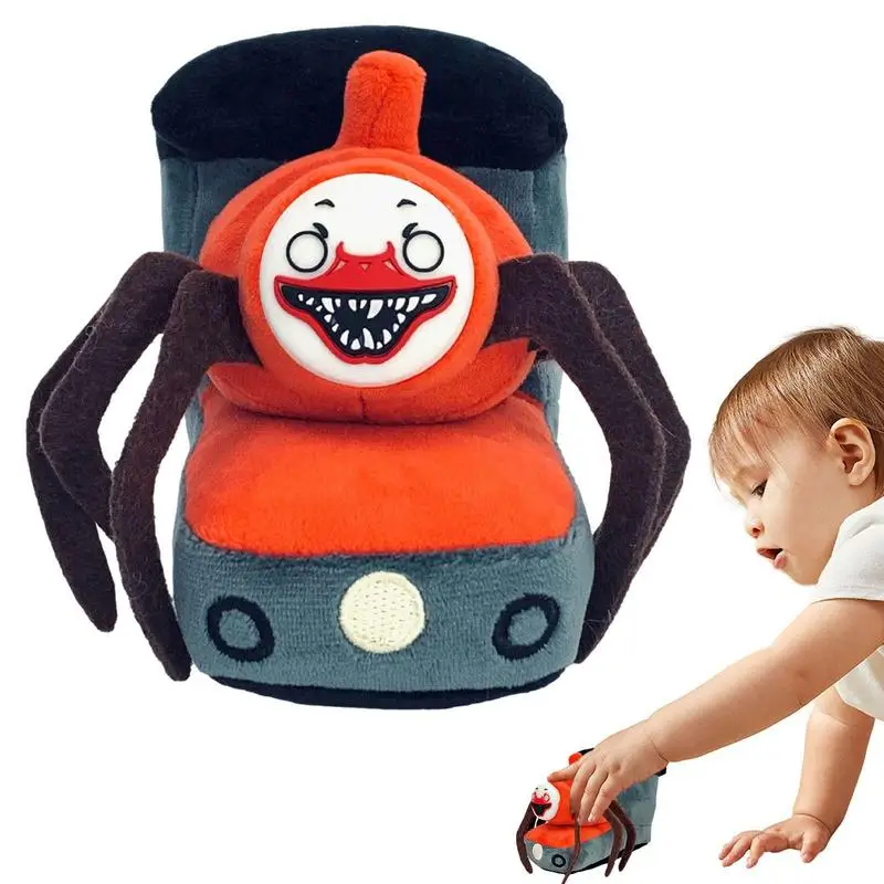 

Choo-Choo Charles Luminous Plush Toy Cartoon Anime Horrible Charles Train Stuffed Figure Spider Dolls For Kids Birthday Gift