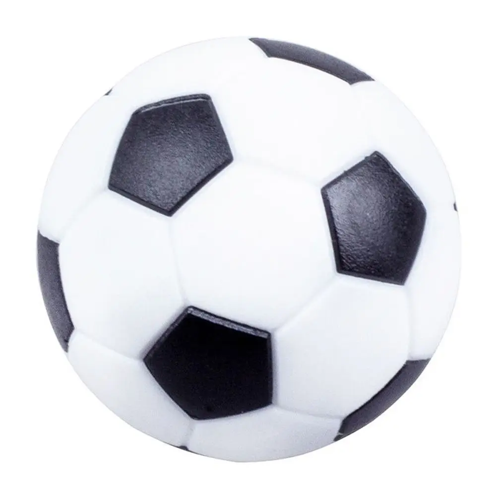 

Пластиковые аксессуары для настольных игр черно-белые Сменные прочные 36 мм футбольные мячи для повседневного спорта