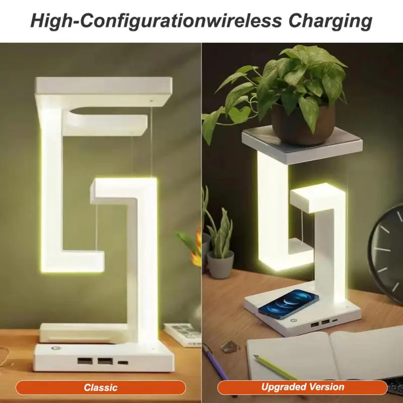 

New Suspended Table Lamp Anti-Gravity Wireless Charging Table Lamp Led Lamp Mobile Phone Wireless Charging Power Decoration Home