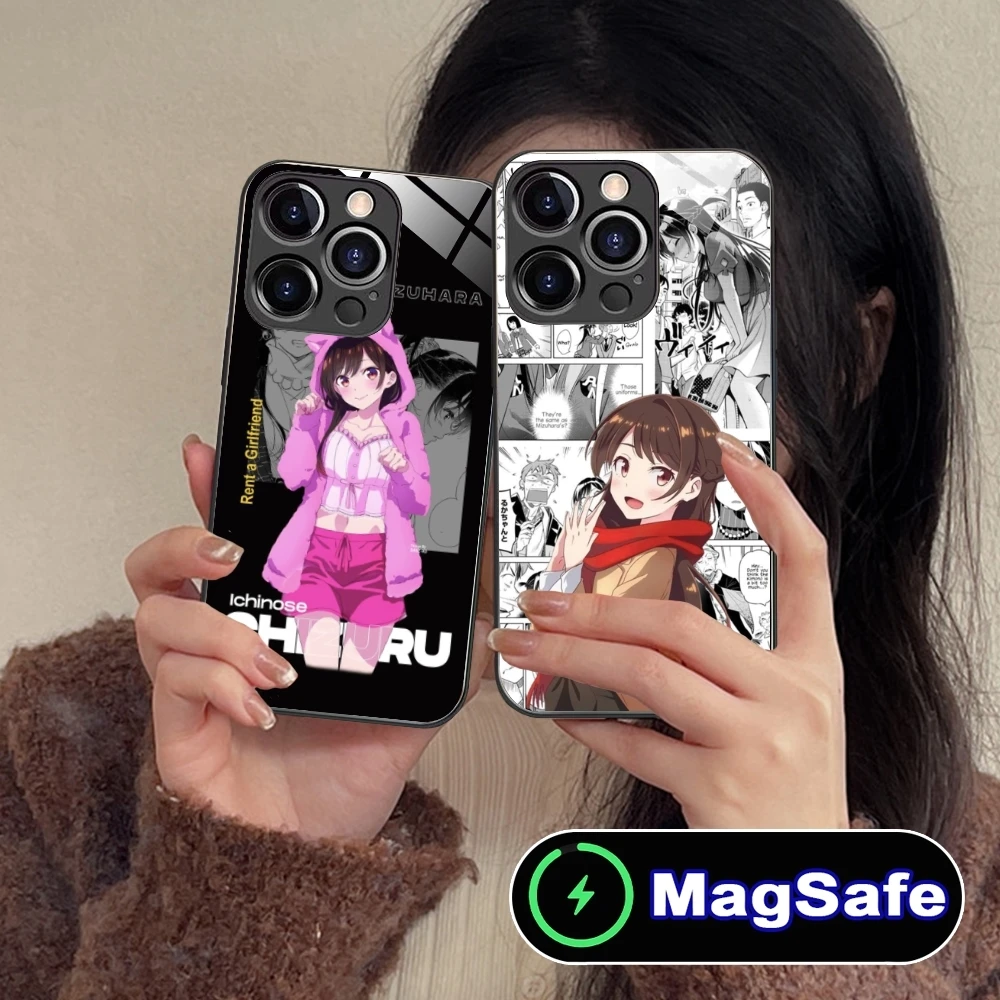 Чехол для мобильного телефона аниме chizulu Ichinose iPhone 16 15 14 13 12 11 Pro Max Plus Mini MagSafe