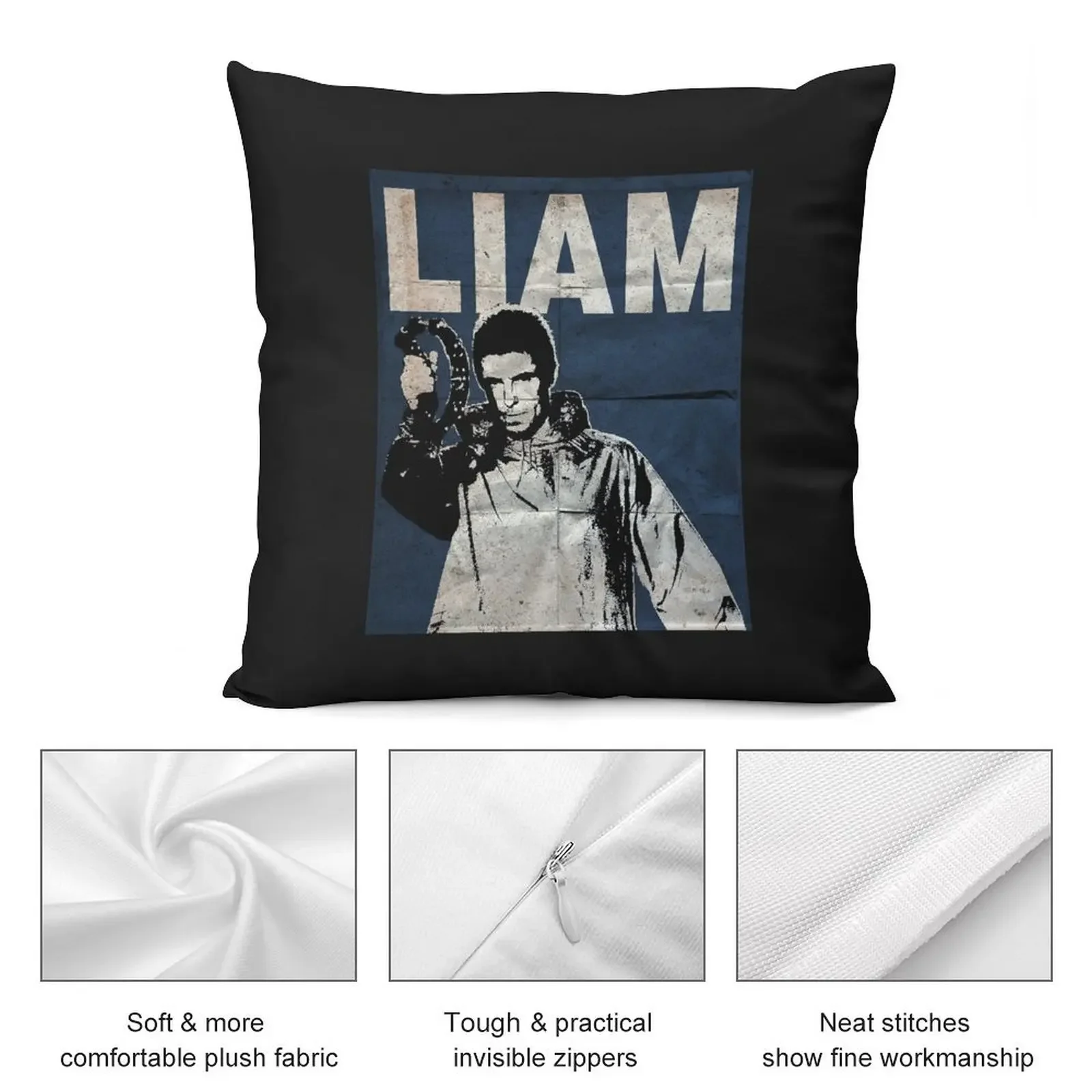 Liam Gallagher классическая печать декоративные подушки