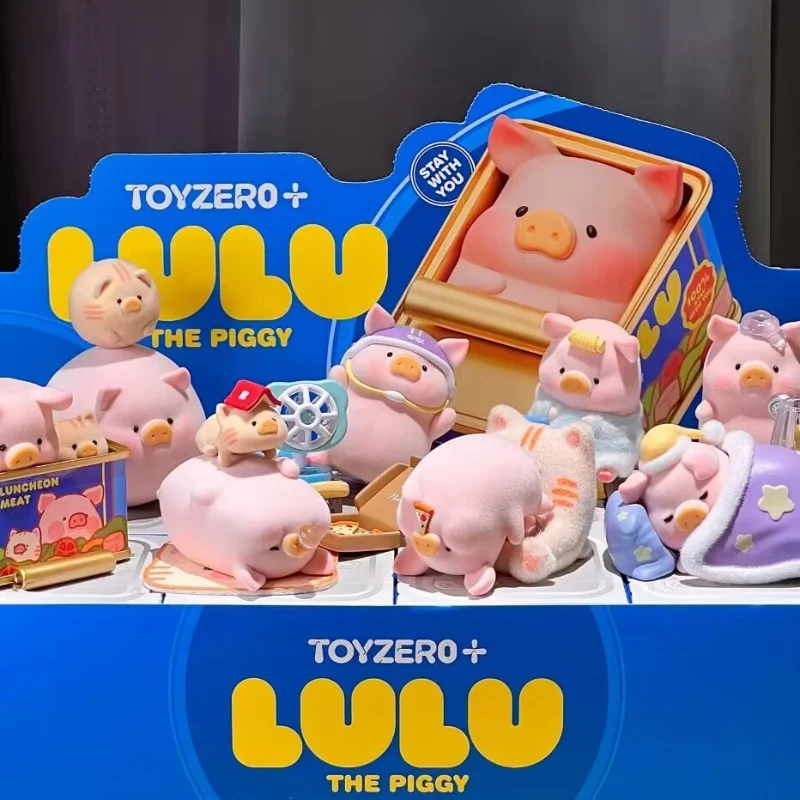 Lulu Pig Associated Daily Blind Box Kawaii Piggy Аниме Фигурка Кукла Украшение Коллекция Модель