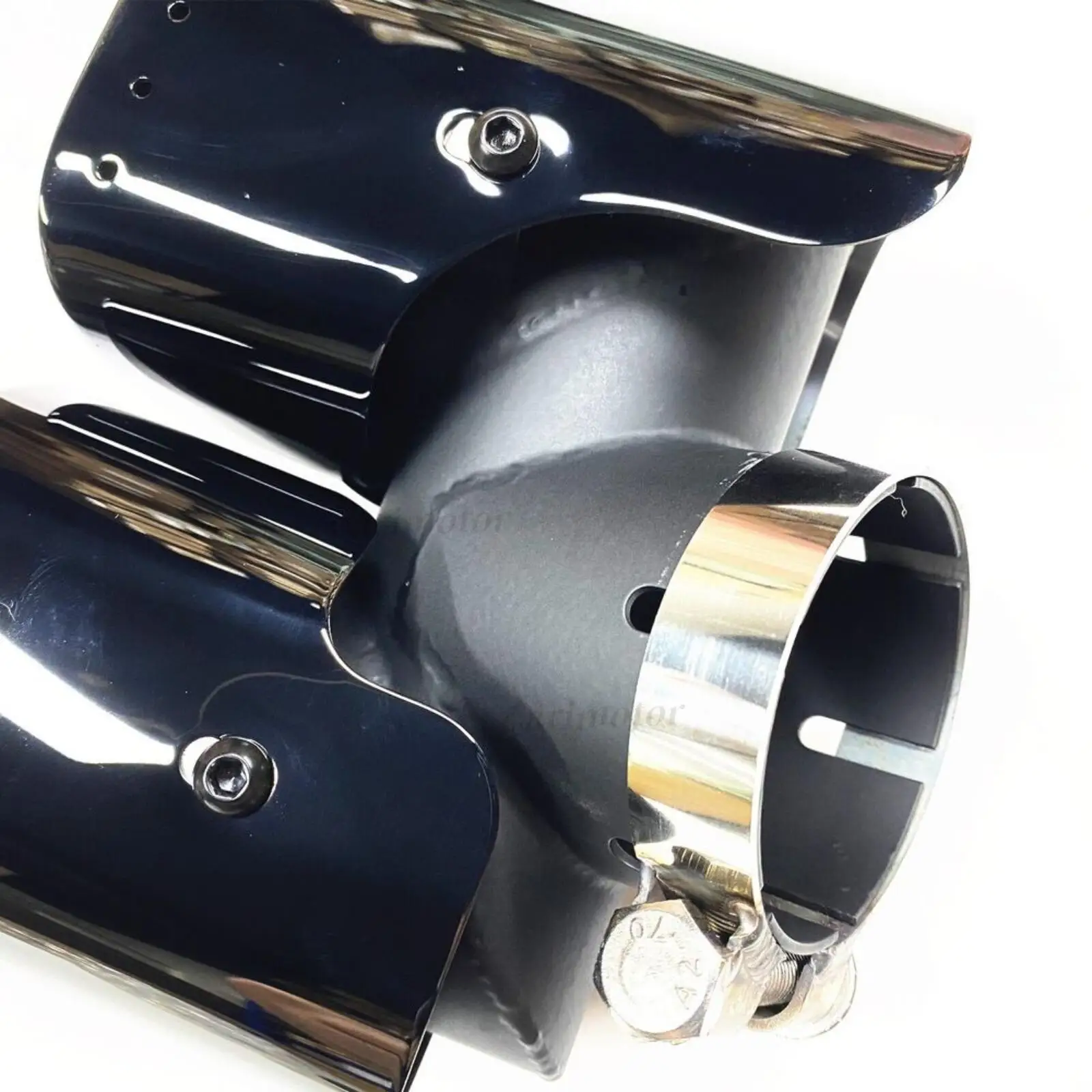 Насадки на задний глушитель автомобиля черные 1 комплект для Land Rover Defender 90 110 2020-2024