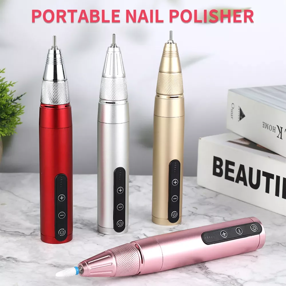 

2022NEW Electric Nail Drill Manicure Machine Cordless Portable Strong Nail Drill Kit Rechargeable Nail File Machine Pedicure