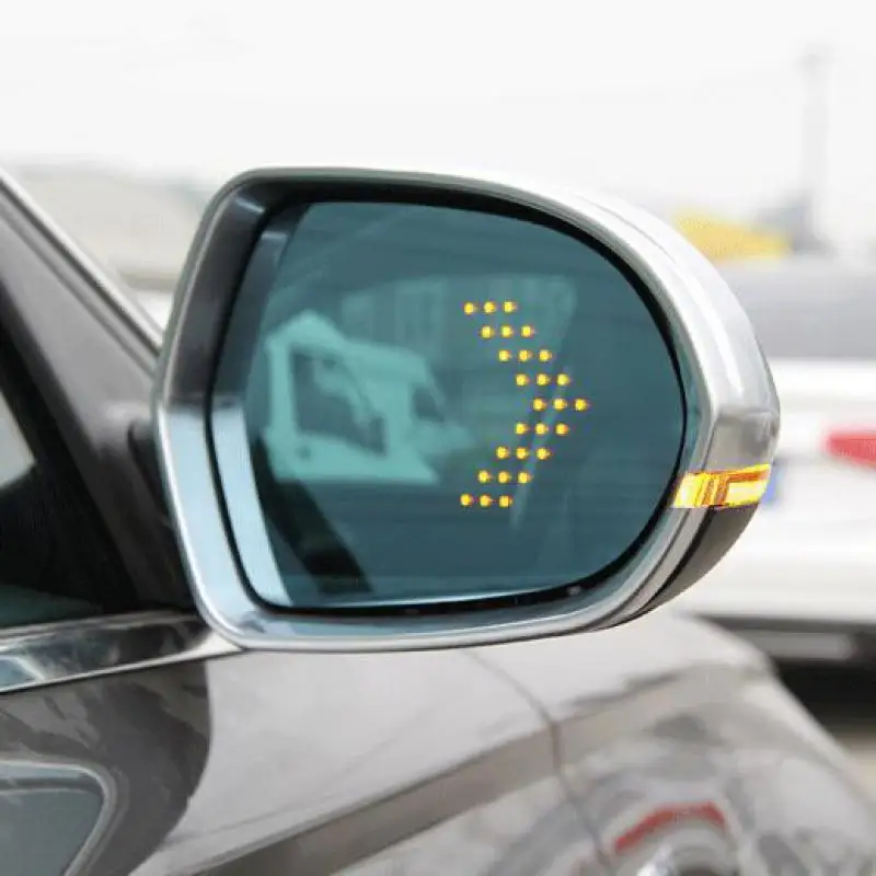

Suitable for Xinjinxuan Lancer Wingshen Lingyue V3 New Outlander modified LED light blue mirror rearview mirror rearview mirror