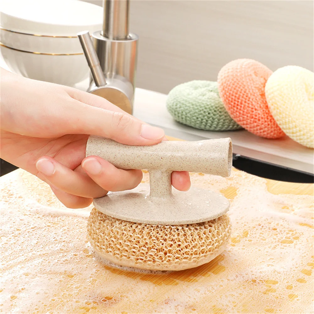 

Oil Decontamination Non-stick Pan Brush Long Short Handle Bathroom Cleaning Brushes Rustproof Easy Cleaning Kitchen Gadgets