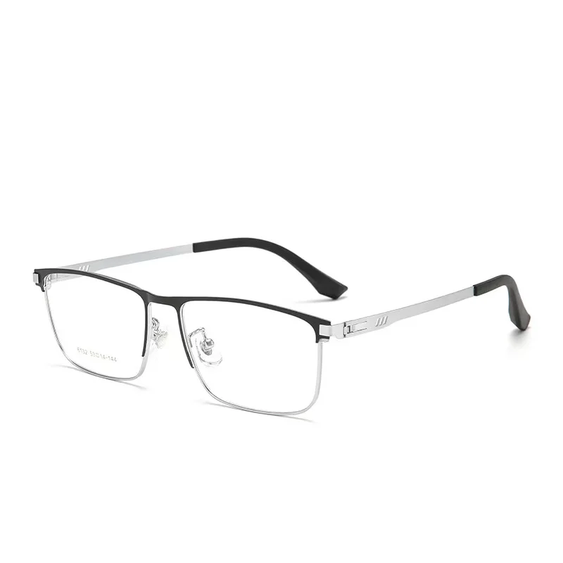 

53mm Ultralight Glasses Frame Men Square Eyewear Male Classic Full New Optical Prescription Eyeglasses Frames 6132