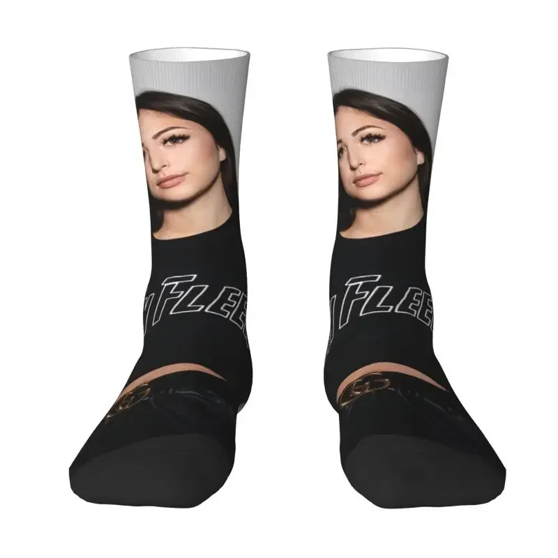 

Eva Queen Men Women Crew Socks Unisex Kawaii 3D Printing Dress Socks