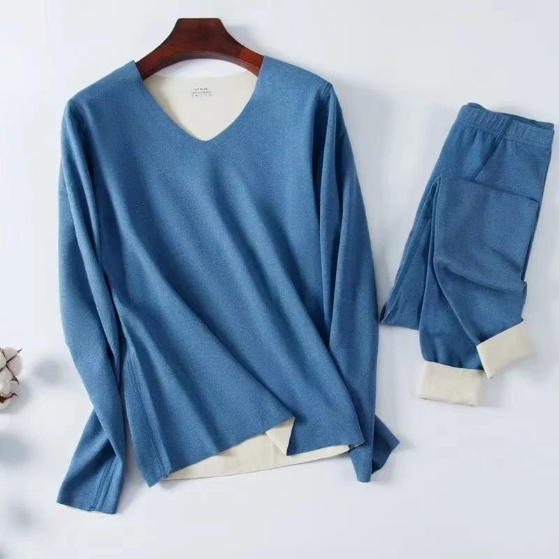 Термобелье для мужчин новинка 2024 зимние мягкие бархатные кальсоны бесшовные