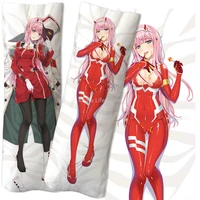 darling in the franxx pillow case decorative for sofa anime dakimakura kimetsu body throw cushion double sided pillowcase