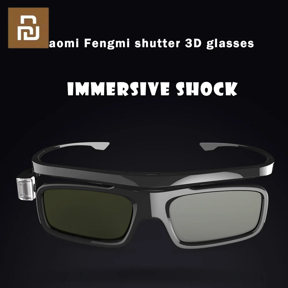 Youpin Fengmi DLP-LINK Shutter 3D Glasses Smart Type 3D Glasses for Youpin JMGO XGIMI 120Hz Laser Projector Home Theatre System