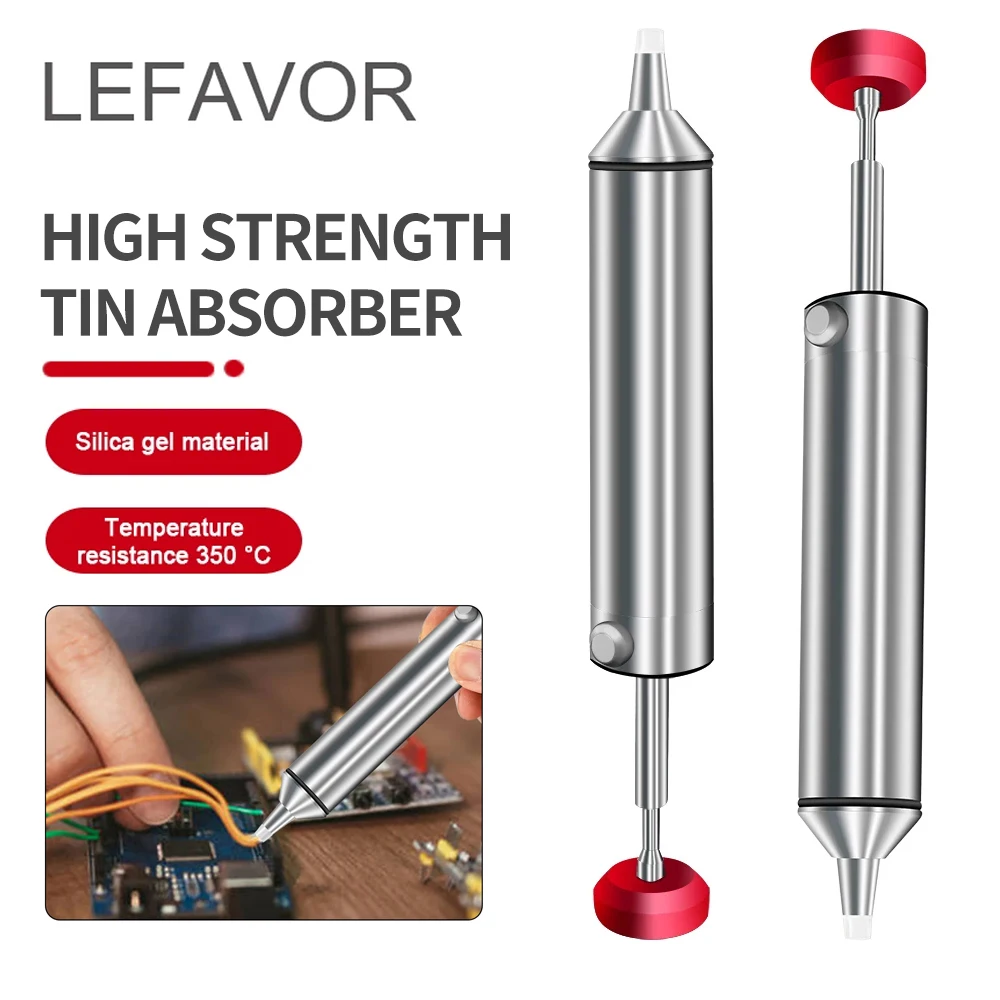 LEFAVOR алюминиевый мощный припой всасывающий прибор для ремонта пайки припоя