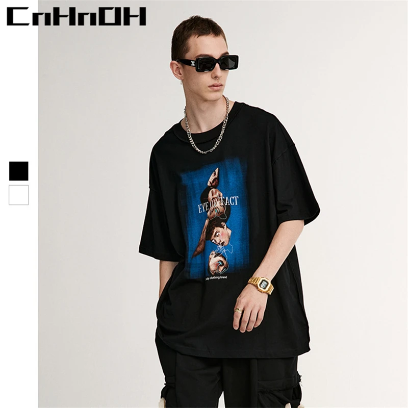CnHnOH Essentials New Arrival T-shirts Women Summer Unisex Funny Tee T-shirt Femme Psychedelic Avatar Series Tops 10017