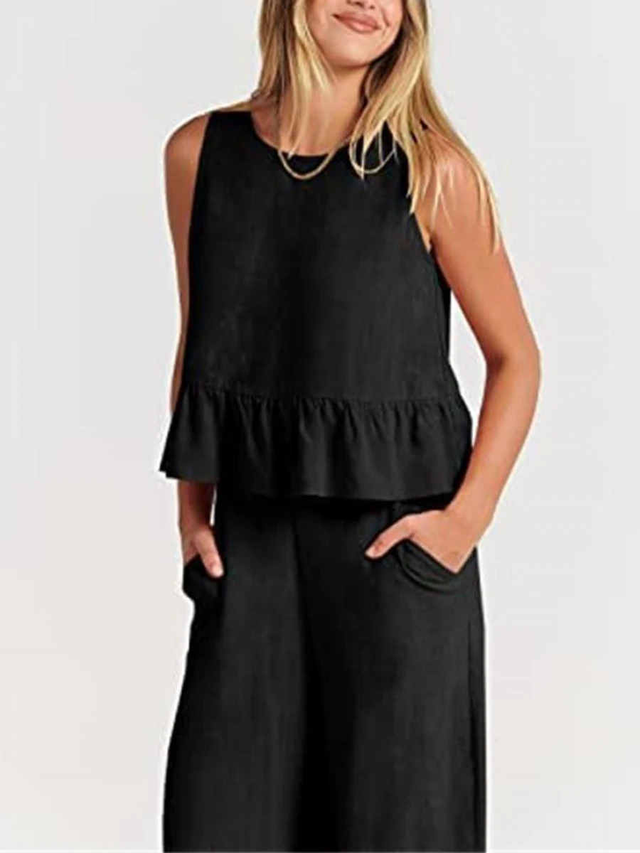 

Women s Floral Print Off Shoulder Crop Top and High Waist Wide Leg Pants Set Summer Lounge Matching Outfits