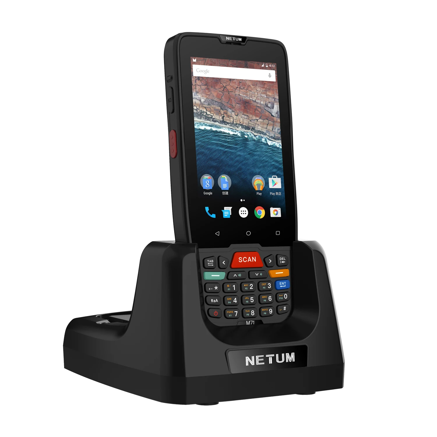 

Reliable RFID Android 9.0 IP65 Rugged 4G Wifi Blue tooth GSM Camera 1D 2D Barcode Scanner Handheld PDAs