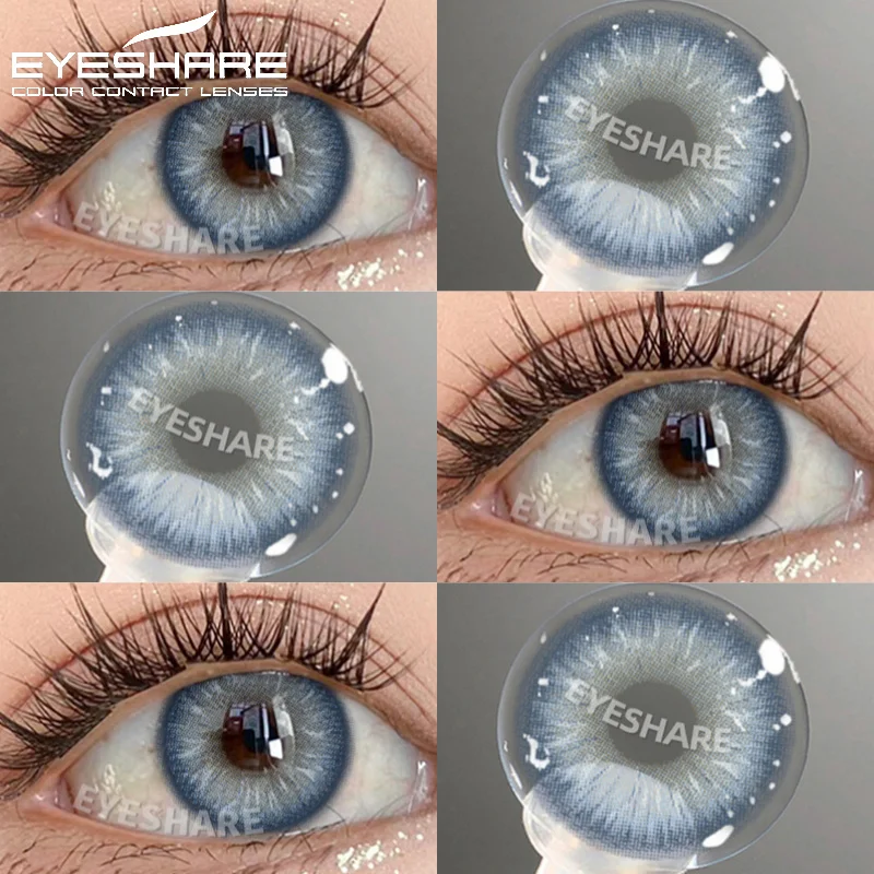 EYESHARE 1 пара новых цветных контактных линз для глаз синие линзы зеленые контактные
