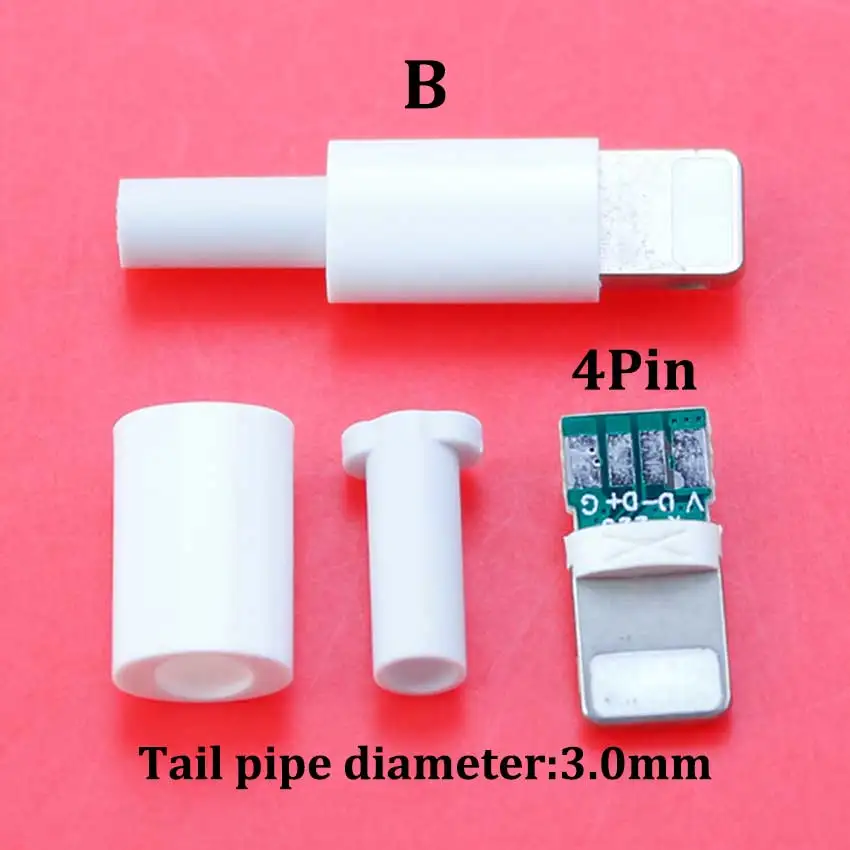 1 компл. USB для Iphone штекер с соединителем платы чипа Сварка 2 6 мм 3 0 данные OTG линия