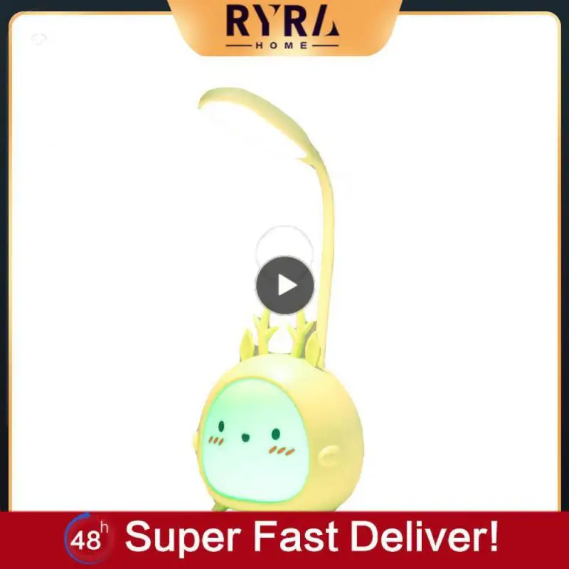 

Pink Led Table Lights Energy-saving Cartoon Night Light Long Battery Life Soft Light Source Led Desk Lamp Home Decoration Abs