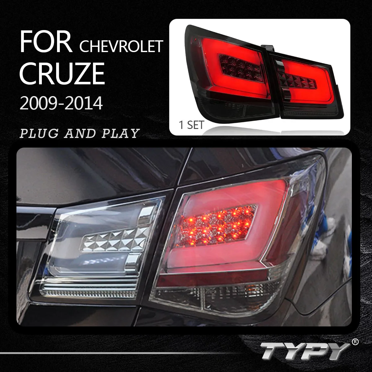 

Задняя фара для автомобиля, аксессуары для задней фары, задняя фара для Chevrolet Cruze 2009-2014