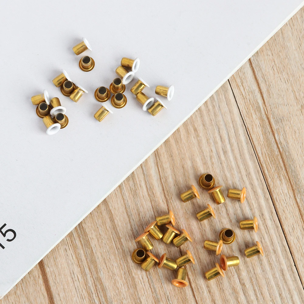 20Pcs Colorful Mini Eyelet Buttons 1mm/2.5mm Ultra-small Metal Belt Buckle Stuffed Toys DIY Dolls Buckles Doll Bags Accessories - купить по