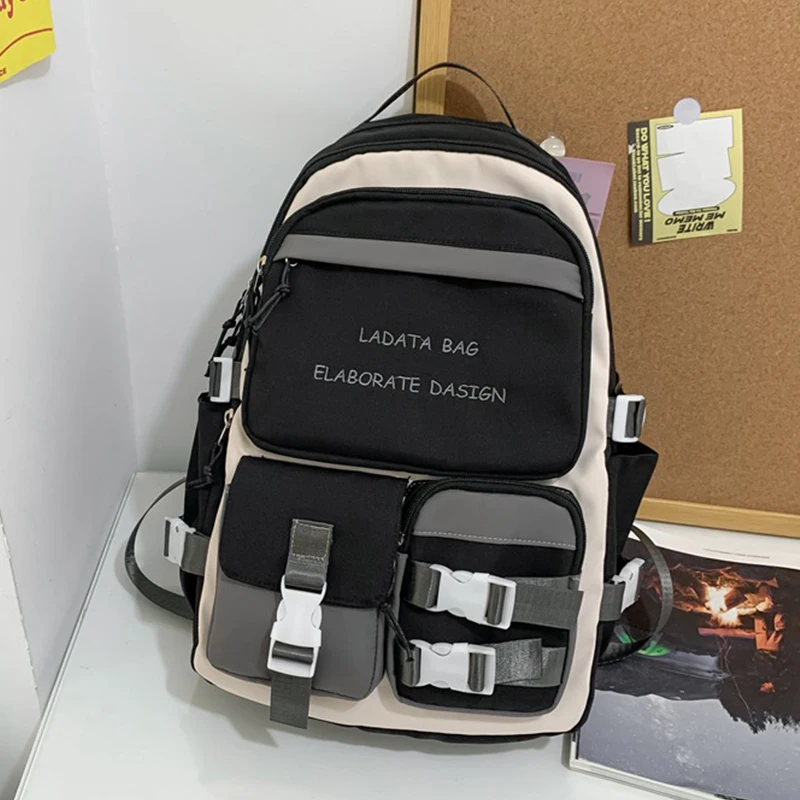 

Рюкзак средней школы для девочек-подростков, милые школьные сумки для студентов, женская школьная сумка, повседневный корейский рюкзак