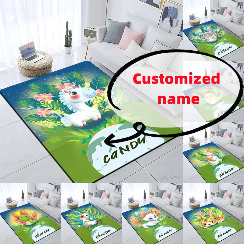 

12 Customized Chinese Zodiac Names carpet living room area rug floor mat Yoga living room crawling mat doormat games area