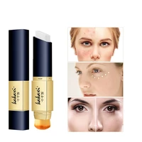 double ended concealer stick color changing foundation covers facial spots and acne marks with brush full coverage facial makeup