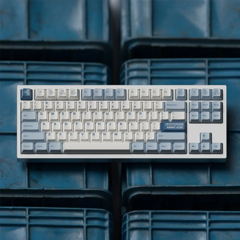 

145Keys Hydrogen Theme Keycaps Dye Sublimation PBT Personalized Keycaps Cherry Profile For Mechanical Keyboard 64 87 980 104