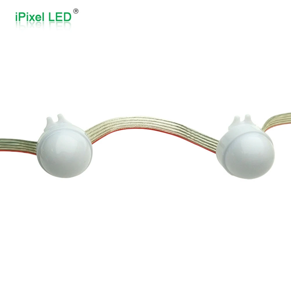 Dream Color 30MM Milky White Cover LED Pixel Light With IC UCS1903 For Amusement Rides