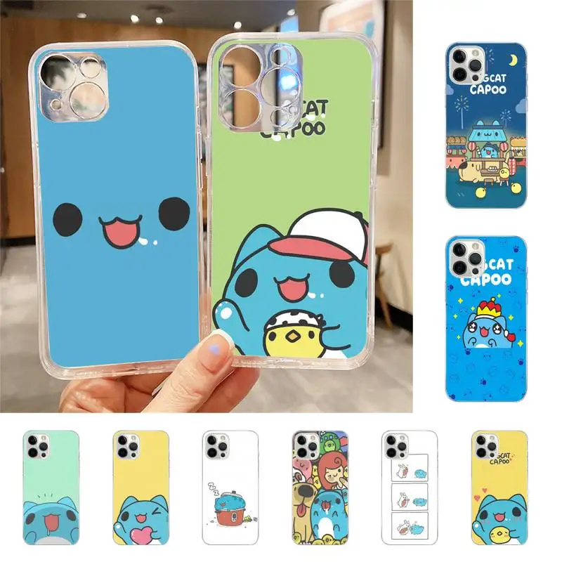 

Love Comic Cat Bugcat Capoo Phone Case For Iphone 7 8 Plus X Xr Xs 11 12 13 Se2020 Mini Mobile Iphones 14 Pro Max Case