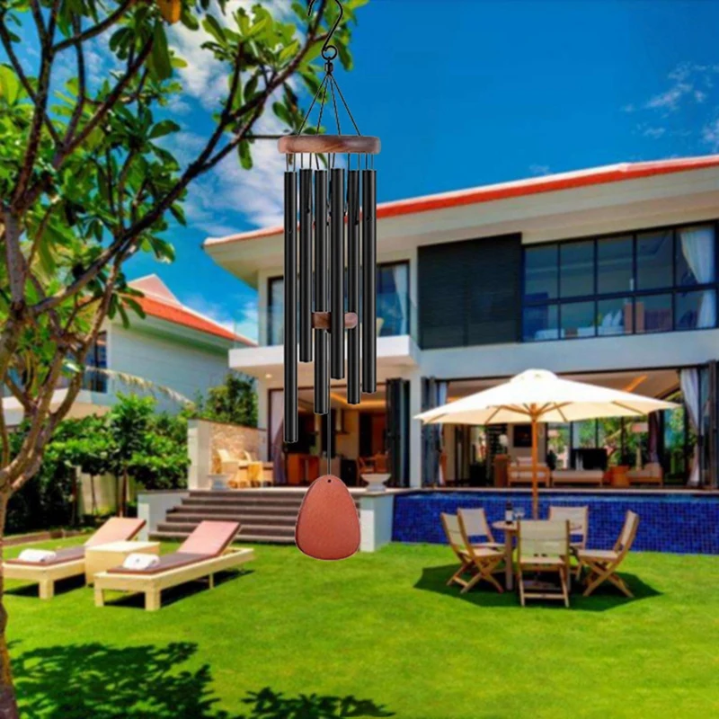 

Wind Chimes For Outside, Windbell Aluminum Tubes Wind Chimes Serenity Bells For Outdoor Home Garden Decoration