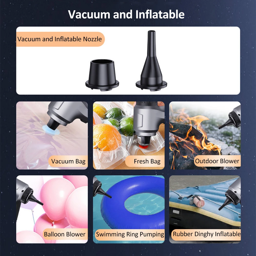 Беспроводной ручной мини-пылесос для автомобиля 11000 па 4 в 1