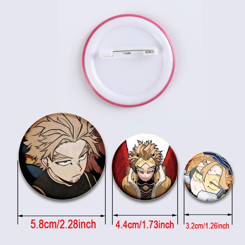 Аниме персонажи мультфильмов Todoroki Shouto Ochaco Uraraka Izuku Midoriya эмалированные булавки