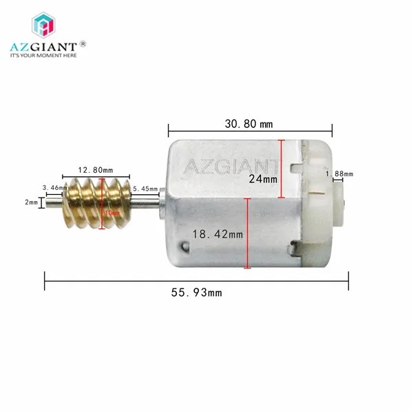 

AZGIANT 1pcs Car Door Lock Motor Central Locking Motor for Ford Focus Mazda M3 for Land Rover for Jaguar for VOLVO Micro Motor
